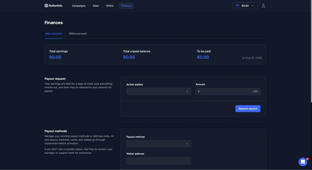 Обзор RollerAds: встроенный спай-сервис, готовые вайтлисты и 7+ млрд показов в сутки
