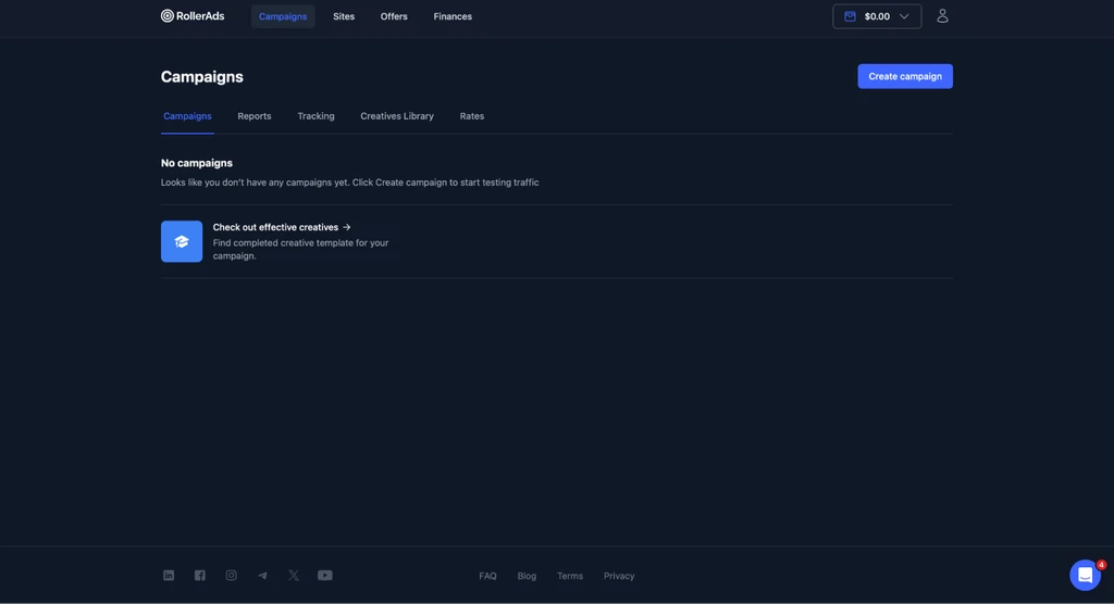 Обзор RollerAds: встроенный спай-сервис, готовые вайтлисты и 7+ млрд показов в сутки