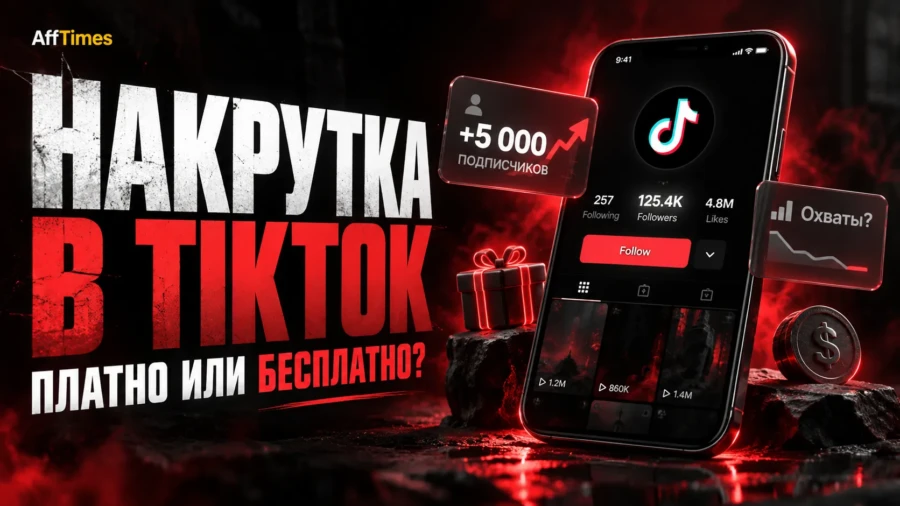 Как накрутить подписчиков в TikTok в 2026 году: платные и бесплатные способы