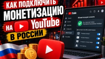 Как подключить монетизацию на YouTube в России в 2026 году