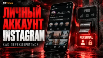 Как переключиться на личный аккаунт в Instagram