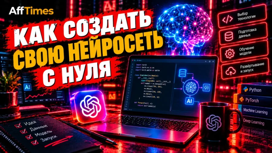 Как сделать нейросеть: создать свой ИИ с нуля